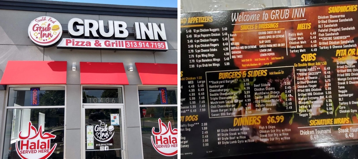 Grub Inn Pizza & Grill Menu